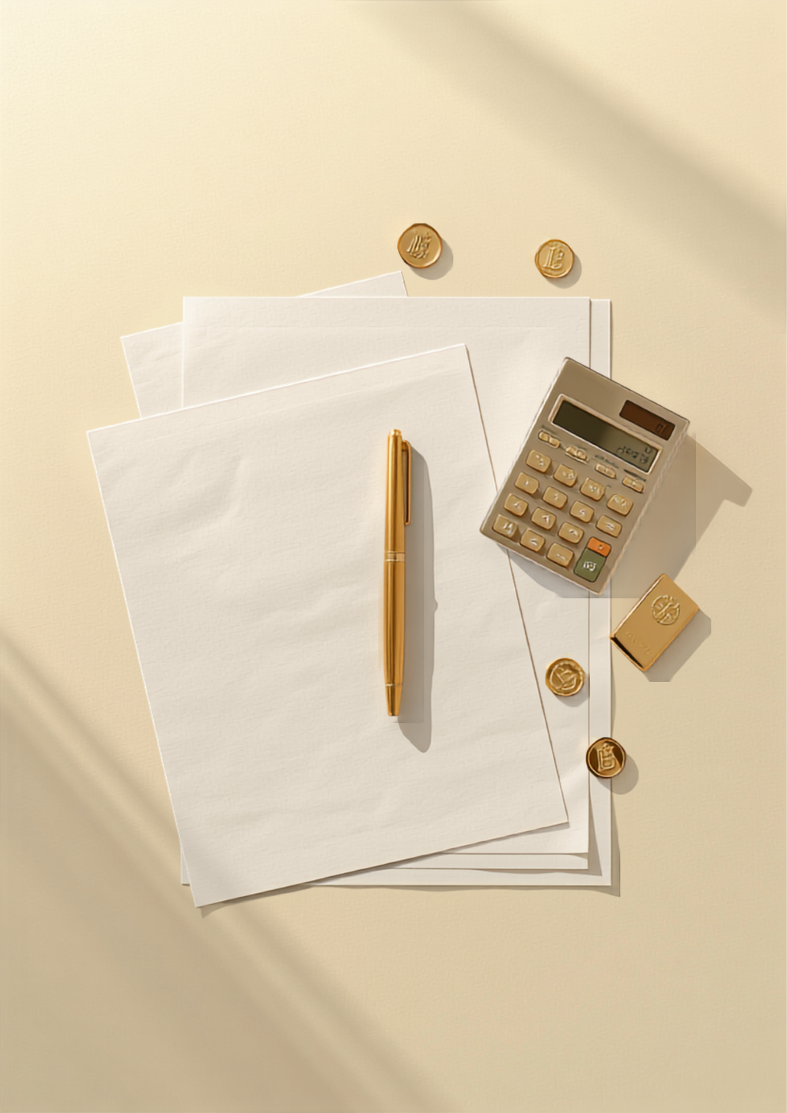 Fiscalité du rachat d'or 2026, documents, calculatrice et lingot d'or BR.OR