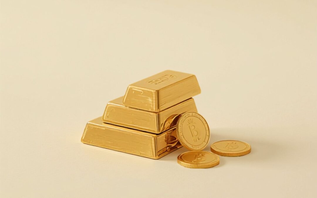 Lingots vs pièces d'or, composition minimaliste pour investir chez BR.OR