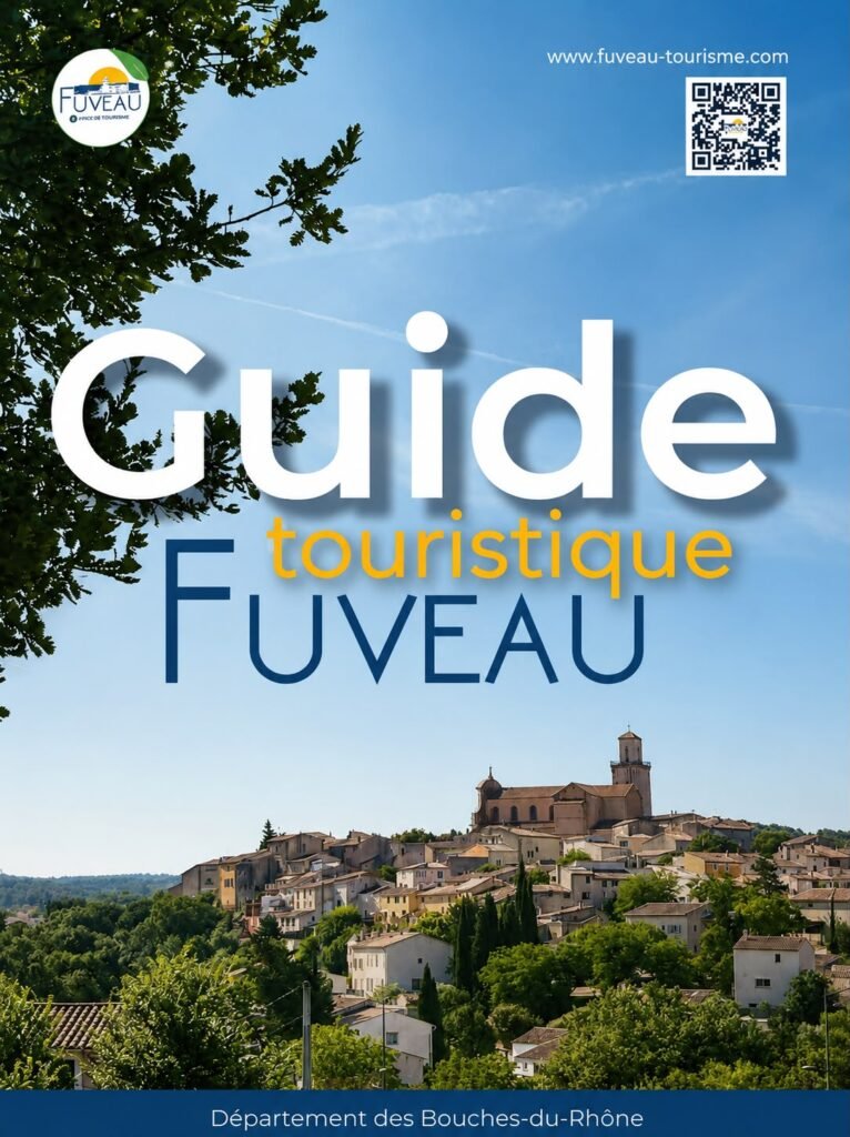 Couverture du Guide touristique de Fuveau, Bouches-du-Rhône, édité par l'Office de Tourisme