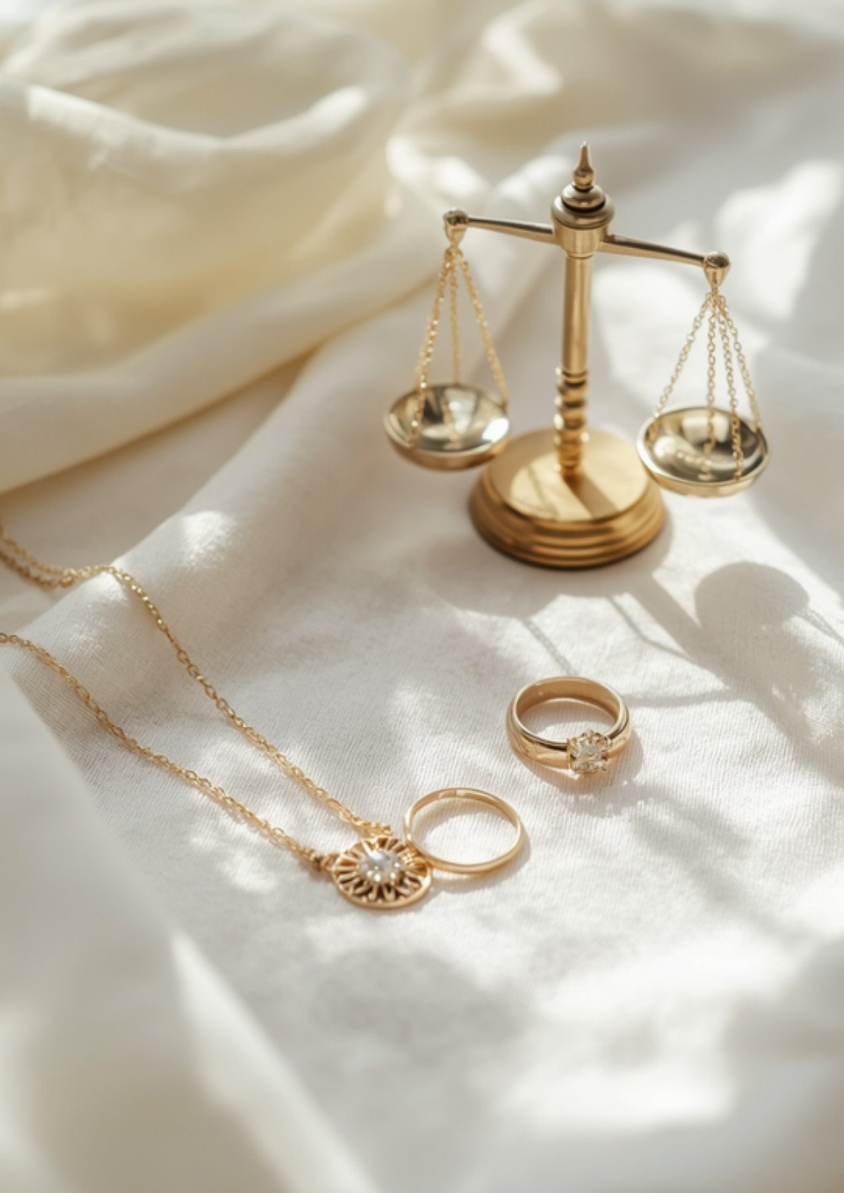Collier et bagues en or ancien, expertise BR.OR pour le rachat d'or