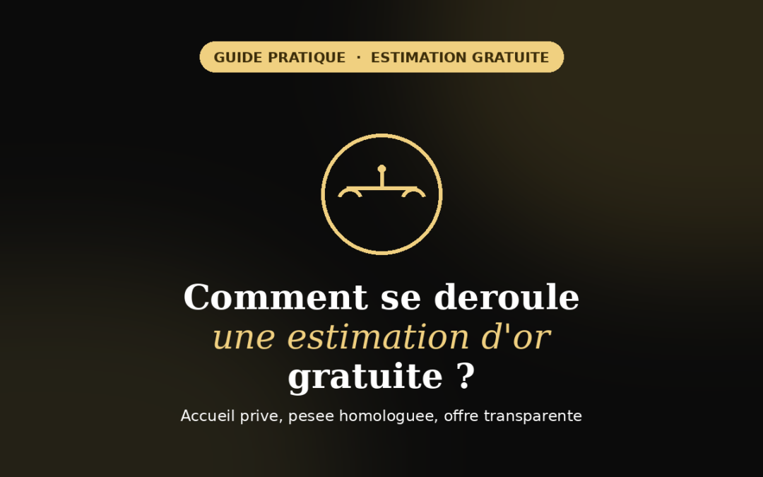 estimation d'or gratuite - déroulement du rendez-vous BR.OR