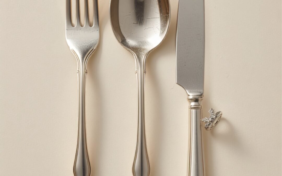 Rachat d'argenterie et de platine, couverts en argent et bijou en platine BR.OR