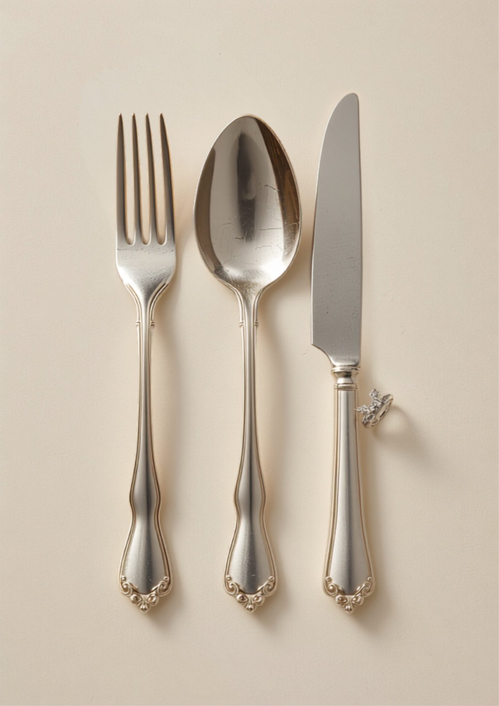 Rachat d'argenterie et de platine, couverts en argent et bijou en platine BR.OR